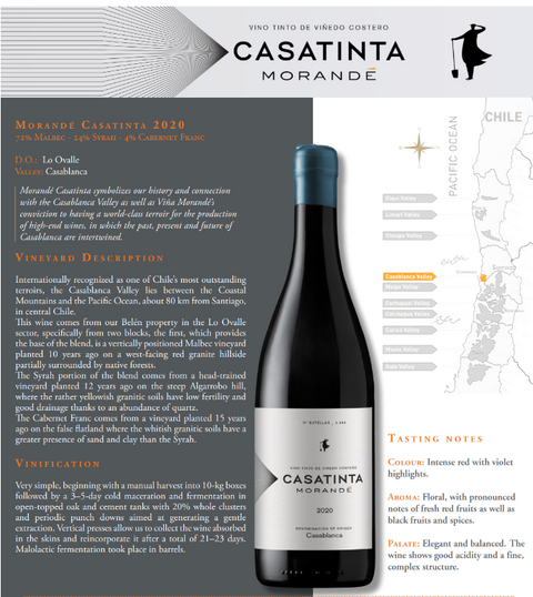 Morandé Casatinta Malbec 2020