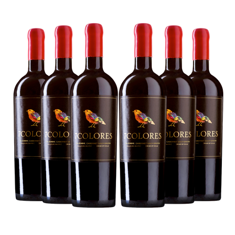 6 vinos 7Colores Alzado Cabernet Sauvignon 2017